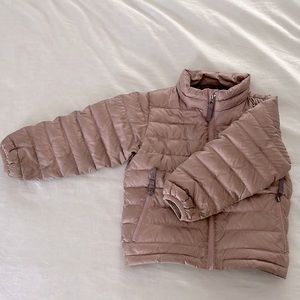 Patagonia girls 3T light pink/ mauve down sweater jacket